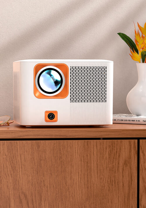 V65 1080P LCD Projector | 5.0″ | 600 ANSI Lumens | 50% Offset | Throw Ratio 1.49:1 | Linux/Android