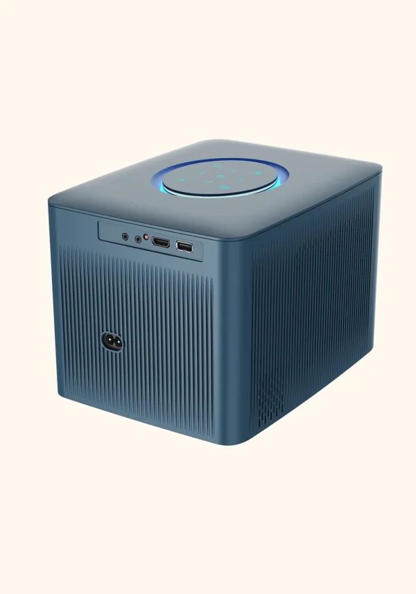 V610 1080P LCD Projector | 4.45" | 600 ANSI Lumens | 100% Offset | Throw Ratio 0.9:1 | Linux/Android