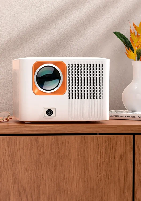 V65 1080P LCD Projector | 5.0" | 600 ANSI Lumens | 50% Offset | Throw Ratio 1.49:1 | Linux/Android