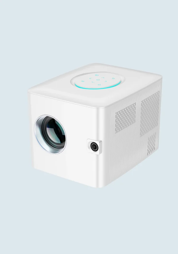 V6D 1080P LCD Projector | 4.45" | 720 ANSI Lumens | Throw Ratio 1.04:1 | Linux/Android