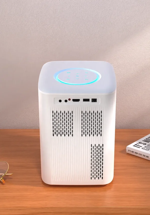 V7 1080P LCD Projector | 5.0" | 580–620 ANSI Lumens | Throw Ratio 1.38:1 | Linux/Android